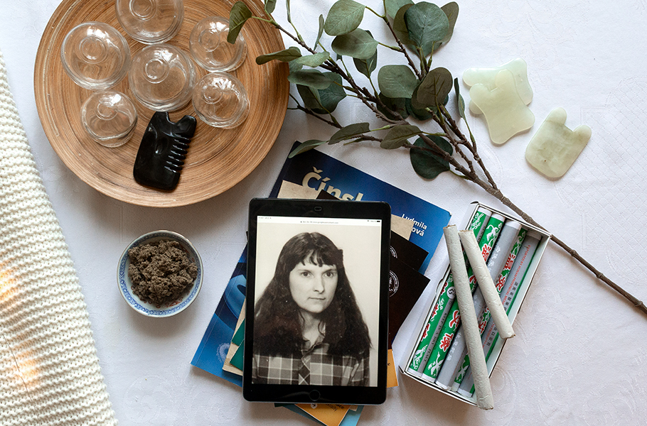 MUDr. Ludmila Bendová, baňky, moxy, guasha MUDr. Ludmila Bendová, baňky, moxy, guasha