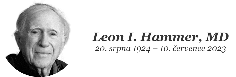 Leon I. Hammer, MD 20. srpna 1924 – 10. července 2023, autorka fotografie Angelica-M. Findgott Leon I. Hammer, MD 20. srpna 1924 – 10. července 2023, autorka fotografie Angelica-M. Findgott